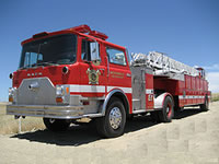 Fire Tiller Truck / TDA (Tractor-Drawn Aerial)